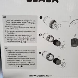 BEABA Air Purifier Filter Replacement, 4 Step Filtration System Pre-Filter, TRUE HEPA Filter, Carbon Filter, Removes VOCs, Odor, Dust, Mold and Dander