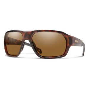 smith deckboss sport & performance sunglasses - matte tortoise | chromapop glass polarized brown