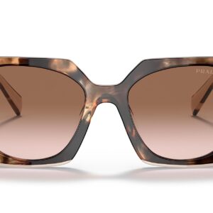 Prada PR 15WS Women's Sunglasses Tortoise Caramel/Powder/Brown Gradient 54