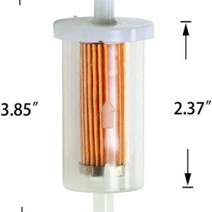 695666 Fuel Filter 845125 For MTD Craftsman Troy Bilt Lawn Mower Tractor 691035 5065 5065D 5065K 493629-2PCS