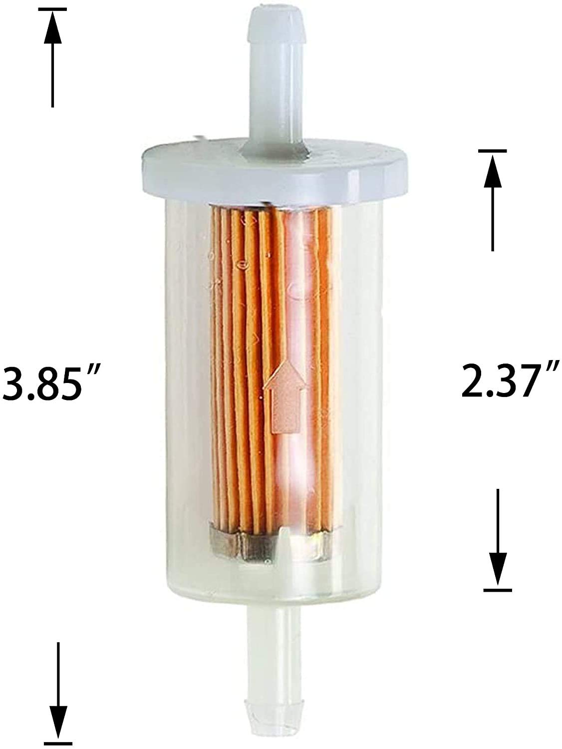 695666 Fuel Filter 845125 For MTD Craftsman Troy Bilt Lawn Mower Tractor 691035 5065 5065D 5065K 493629-2PCS