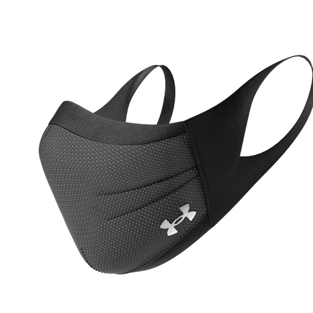 Under Armour unisex Sports Mask, Black (001)/White, X-Large/XX-Large