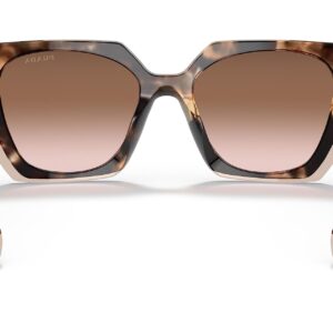 Prada PR 15WS Women's Sunglasses Tortoise Caramel/Powder/Brown Gradient 54