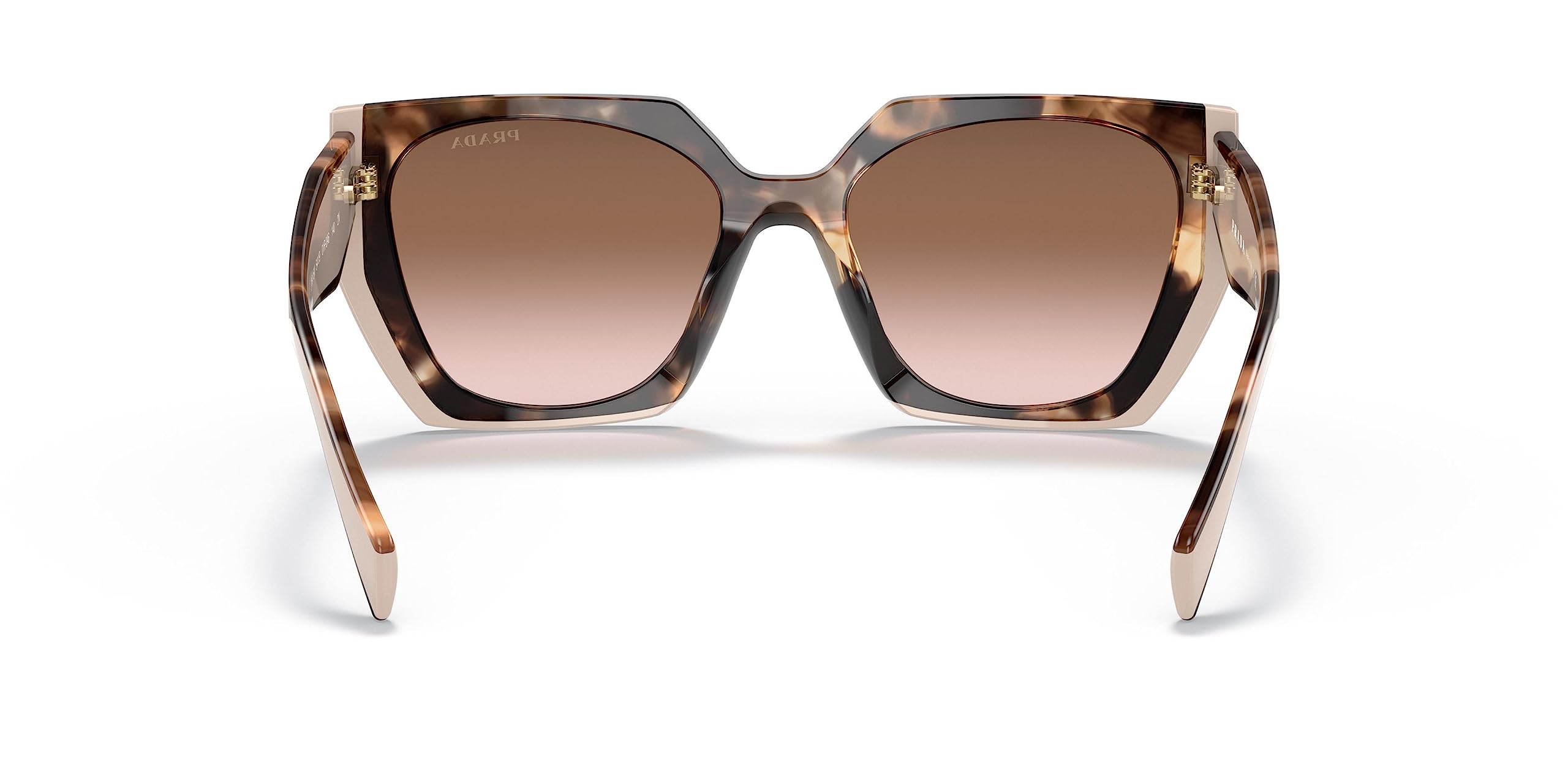 Prada PR 15WS Women's Sunglasses Tortoise Caramel/Powder/Brown Gradient 54