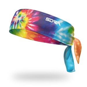 Suddora Tie Dye Headband, Sports Headband for Women, Headband for Men Athletic, Lightweight, Stylish & Comfortable Headband for Running, Workout, Football, Cosplay & Costumes (Tie Dye)