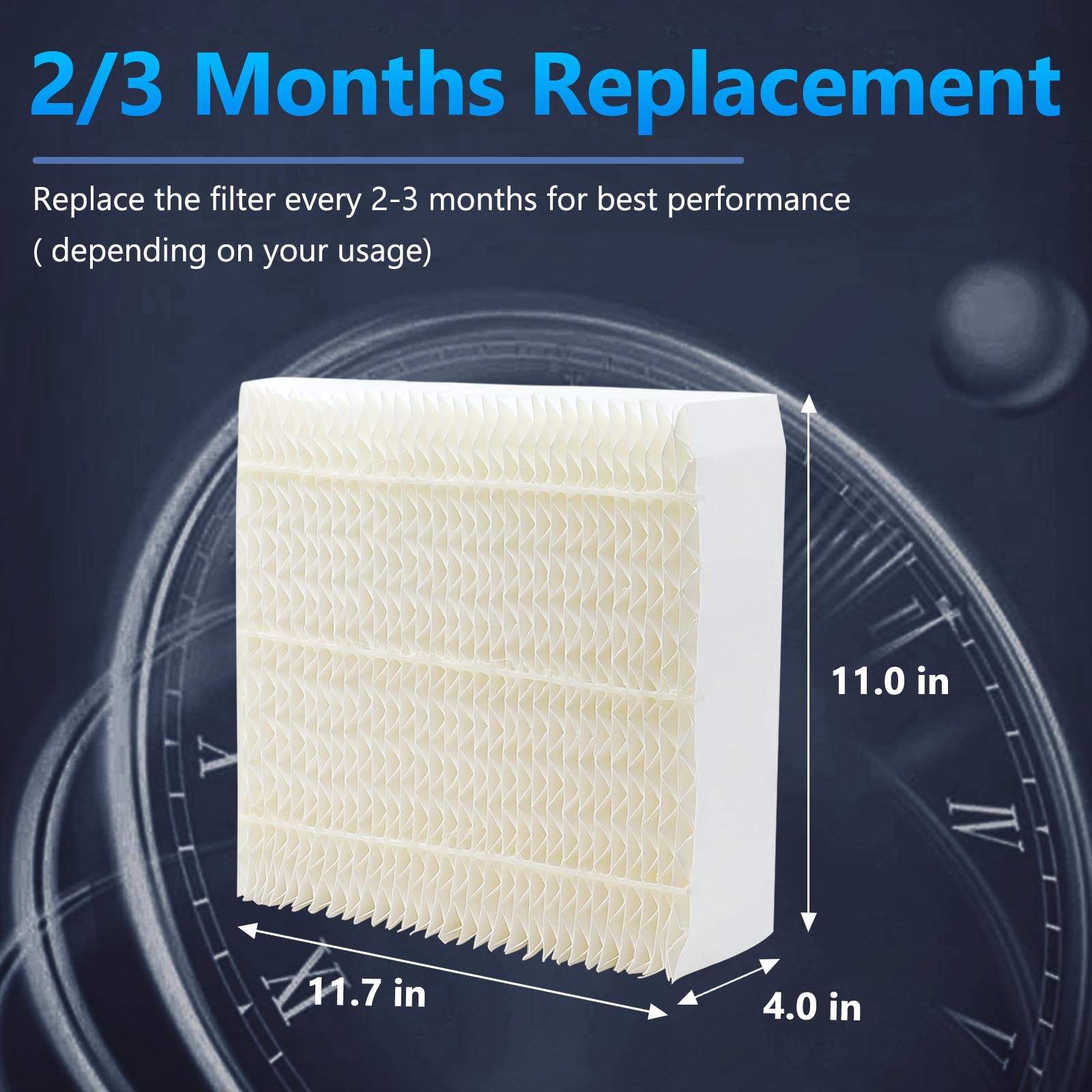 Funmit 1043 Super Humidifier Wick Filter Replacement for Essick Air AIRCARE EP9500, EP9700, EP9800, EP9R500, EP9R800, 821000, 826000, 826800, 831000 and Bemis Space Saver 800 8000 Humidifiers