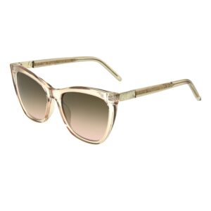 sofia vergara x foster grant women's sofia sunglasses cat eye, crystal blush, 55 mm