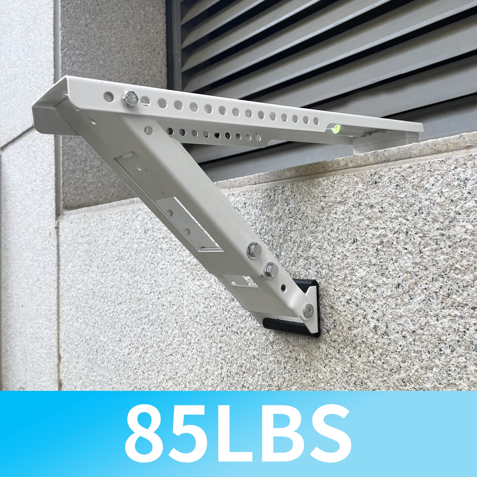 Kunzye Window Air Conditioner Support Bracket Light Duty, Up to 85 lbs, Fits for 5,000-12,000 btu