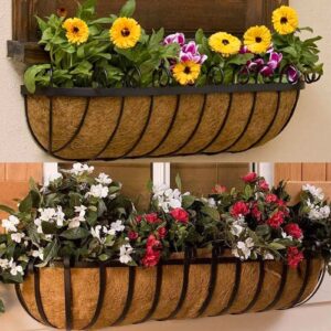 Ayybf 3-Packs Coco Liner,Wall Basket Planter Liner, Coco Liner Roll Hanging Basket Pad,Garden Plants Wall Planter Basket, Durable Coconut Husk for Planting. (30in)