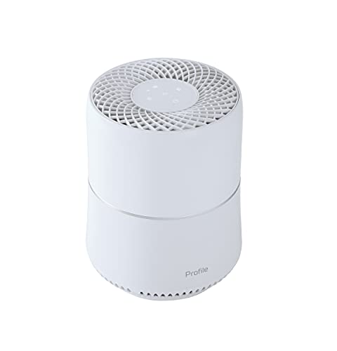 Profile Air Purifier | Removes Allergens, Odors & Other Impurities | Complete With Air Quality Sensor for Auto Fan Adjustment & Child Lock | Low Volume | Perfect for Small Rooms | White