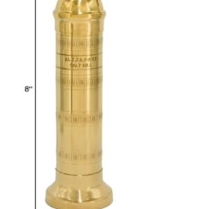 Alexander Home The Original Greek Salt and Pepper Mill (Brass, 8-Inch Salt)