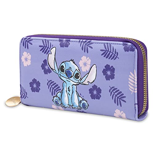 Disney Women's Zippered, Purple, Taille Unique