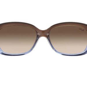 Ray-Ban RB4101 Jackie Ohh Sunglasses + Vision Group Accessories Bundle, womens (Brown Gradient Lilac/Light Brown Gradient Brown (860/51)