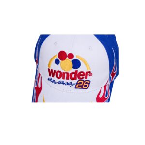 Ricky Cap Wonder Bread Racer Hat White and Blue