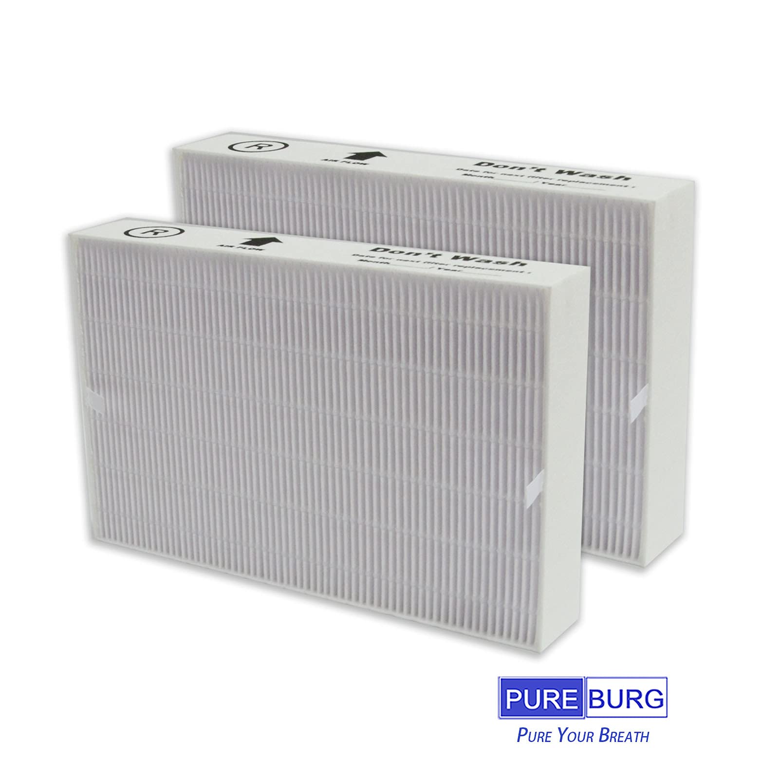 PUREBURG Replacement True HEPA Filter Kit Compatible with Honeywell HPA5100B HPA5150 InSight Air Purifiers & PowerPlus HPA3100,HRF-R1(Filter R),HRFSC1(Filter S),HRF-A100(Filter A) HRF-ARVP100