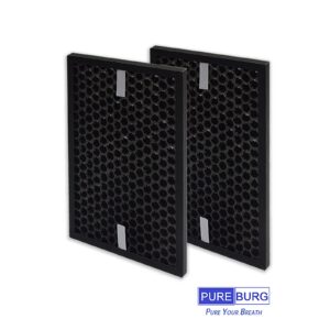 PUREBURG Replacement True HEPA Filter Kit Compatible with Honeywell InSight HPA5200B HPA5250 Air Purifiers & PowerPlus HPA3200, HRF-R2(Filter R) HRFSC1(Filter S) HRF-A200(Filter A) HRF-ARVP200