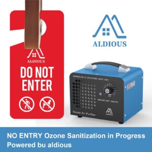 ALDIOUS Ozone Generator, 10,000mg/h High Capacity Industrial Ozone Generator Air Purifier, Commercial Ozone Generator Air Purifier, Deodorizer Ozone Machine for Rooms