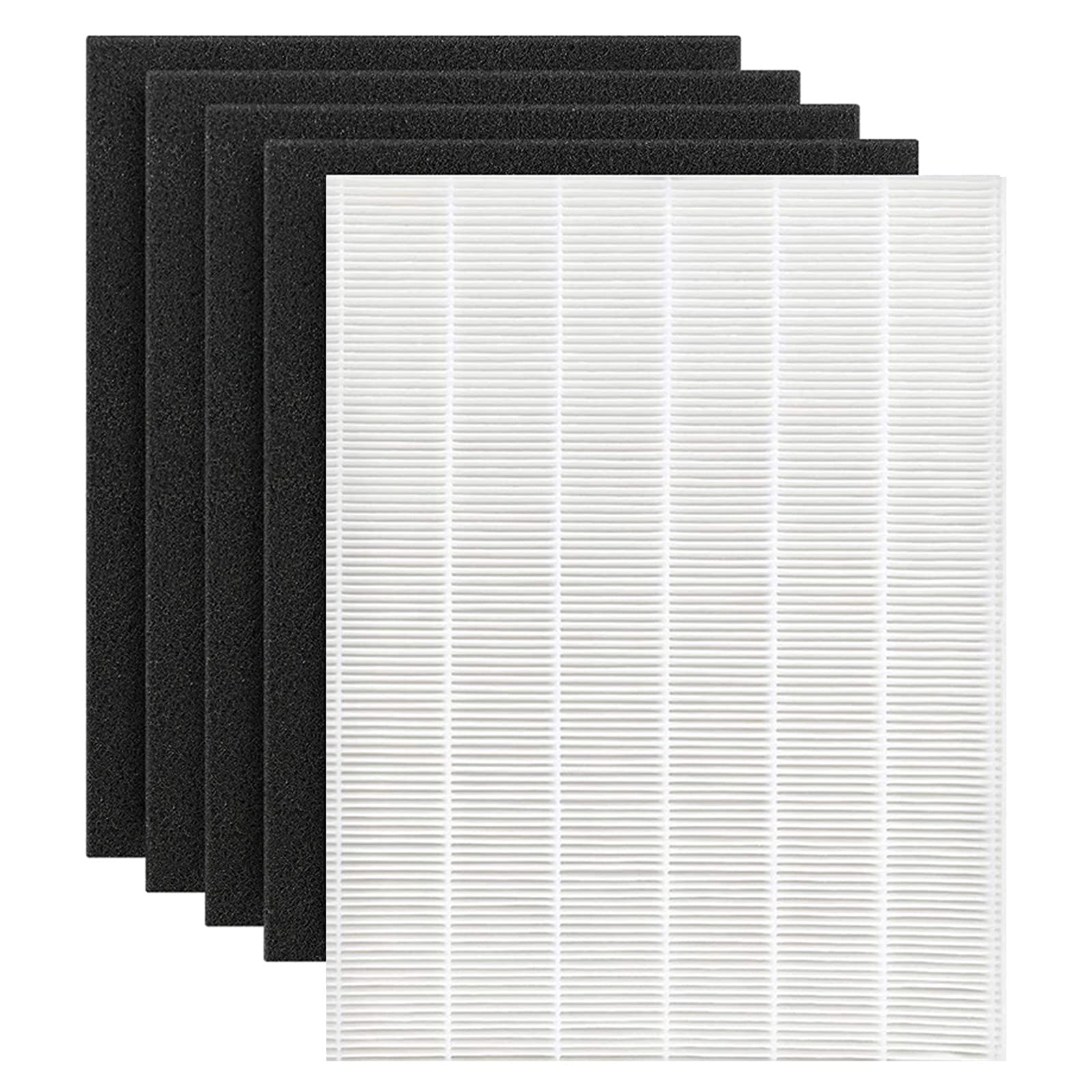 D480 H13 True Hepa Replacement Filter D4 Compatible with Winix D480 Air Purifier, 4 Pack Activated Carbon Filters, Item Number 1712-0100-00, True HEPA D4 Filter