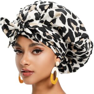 satin bonnet for women, silk bonnet for curly hair, silk hair bonnet for sleeping satin bonnets for black women, extra large bonnet with tie band