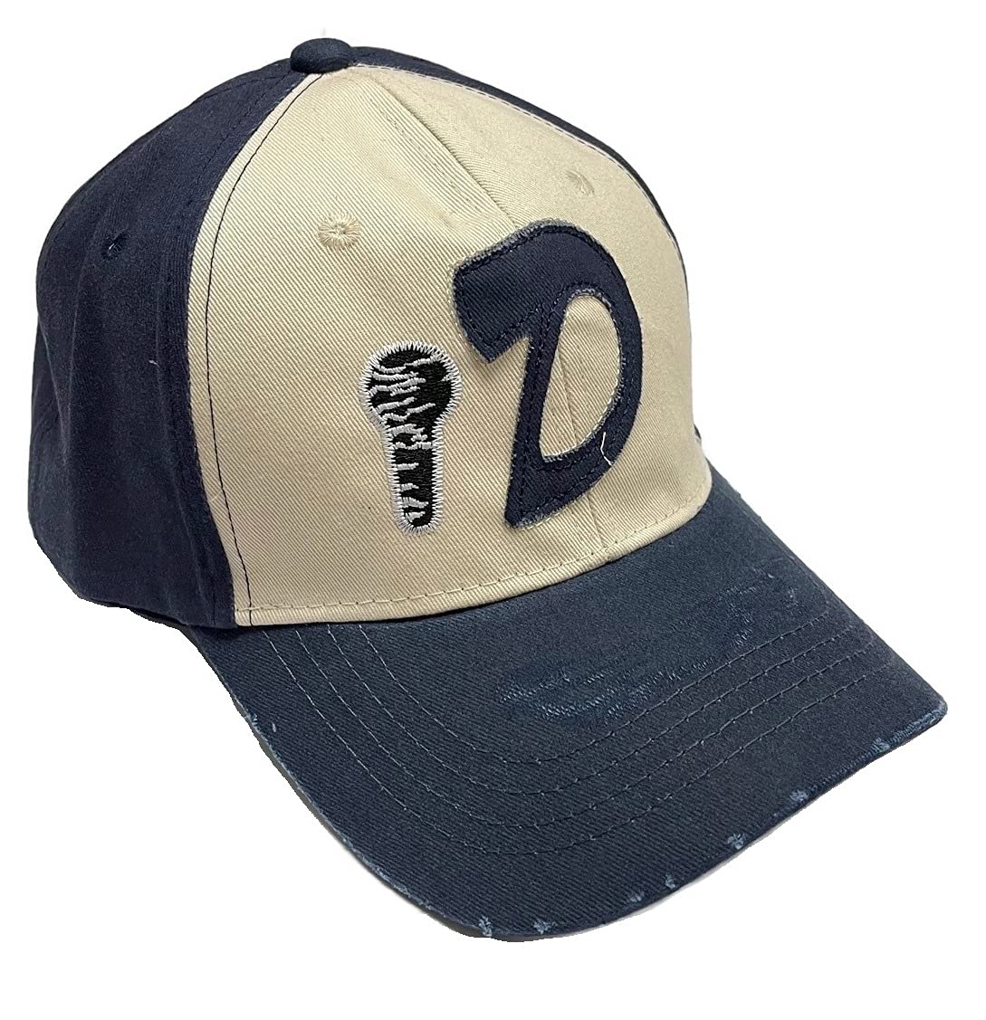 costumebase Clementine D Trucker Cap Weathered Baseball Aged Cap Hat Headgear Walking Dead Blue