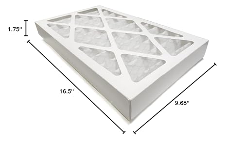 Nispira 5-Micron 3410 Outer Air Filter Replacement Compatible with WEN 3410 / POWERTEC AF4000 / Shop Fox W1830 / Grizzly G0738 Air Filtration System Part 90243-027-2, 4 Packs