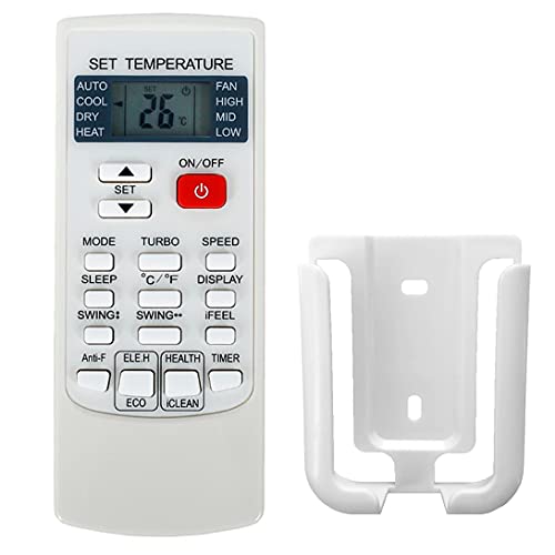 Replacement Remote Control for Della AC Air Conditioner Remote Control 048-MS-12K1V-17S-IN 048-MS-12K2V-17S-IN 048-MS-12K2V-22S-IN 048-MS-18K2V-17S-IN 048-MS-18K2V-22S-IN 048-MS-24K2V-17S-IN