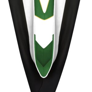 Cappe Diem Master Graduation Hood WHITE: Master of Arts (M.A.) in English, History, etc. (Various College Colors) (Green & White)