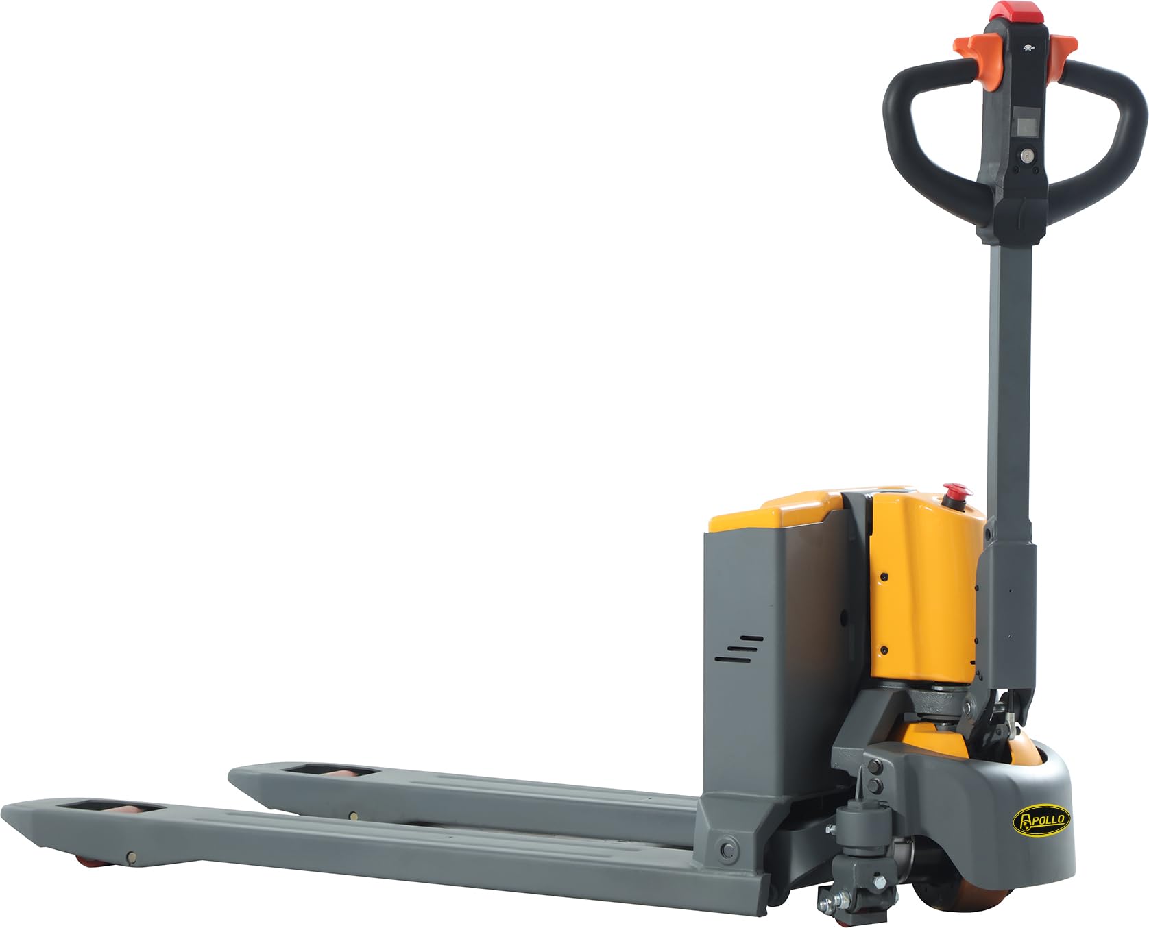 Apollo Full Electric Pallet Truck Lithium Power Pallet Jack Truck 3300 lbs Capacity 48" Lx27 W Forks for Material Handling, Strong Torque for Climbing, Suitable for Warehouse, Supermarket etc.