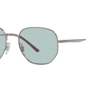 Ray-Ban RB3682 Polarized Square Sunglasses, Gunmetal/Evolve Photochromic Green to Blue, 51 mm