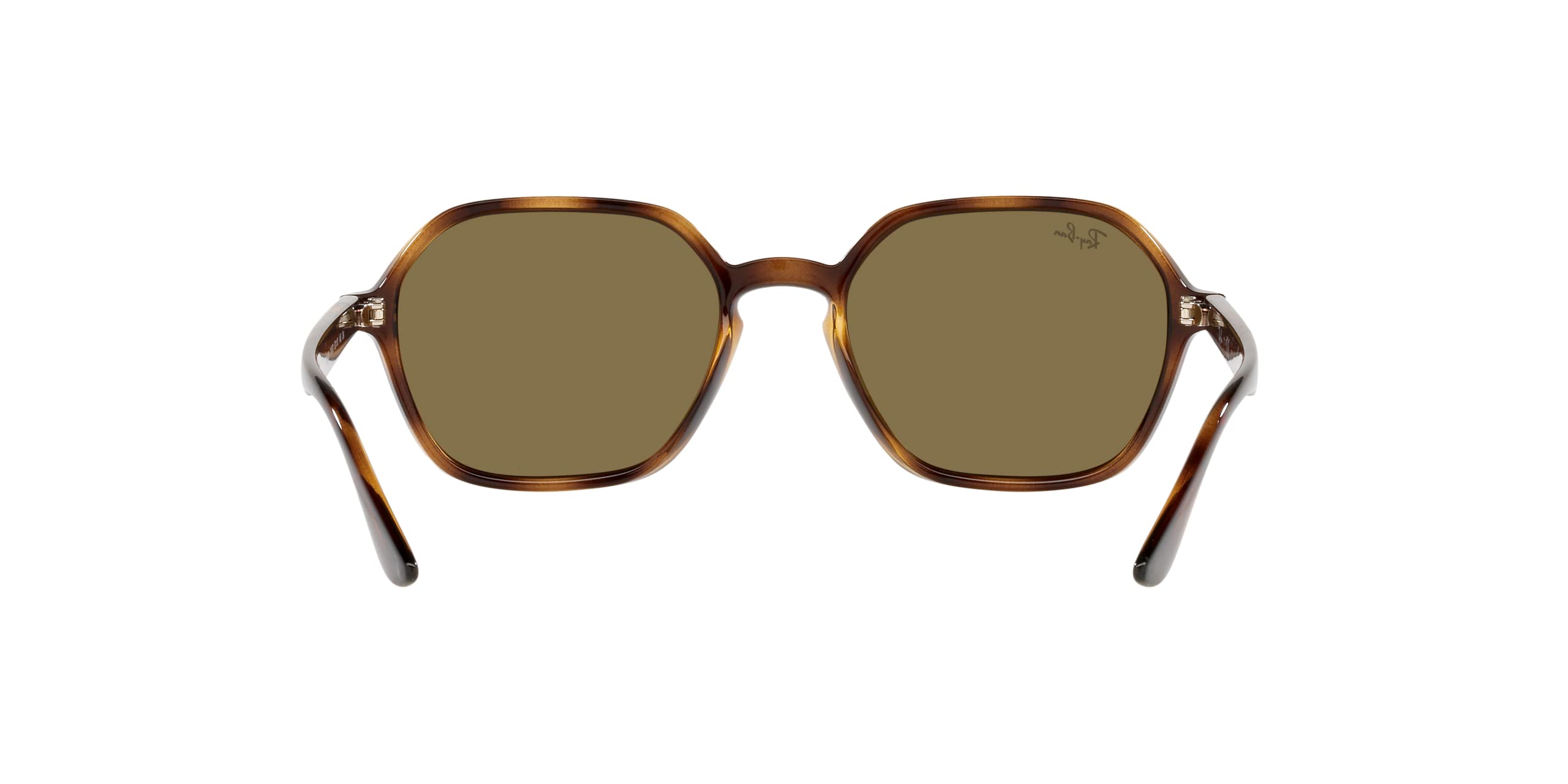 Ray-Ban RB4361 Round Sunglasses, Havana/Dark Brown, 52 mm