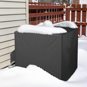 BEWAVE Air Conditioner Cover for Outside Units, Waterproof Durable Duty Outdoor Square Air Condition Covers Fits up to 24x24x30 inches