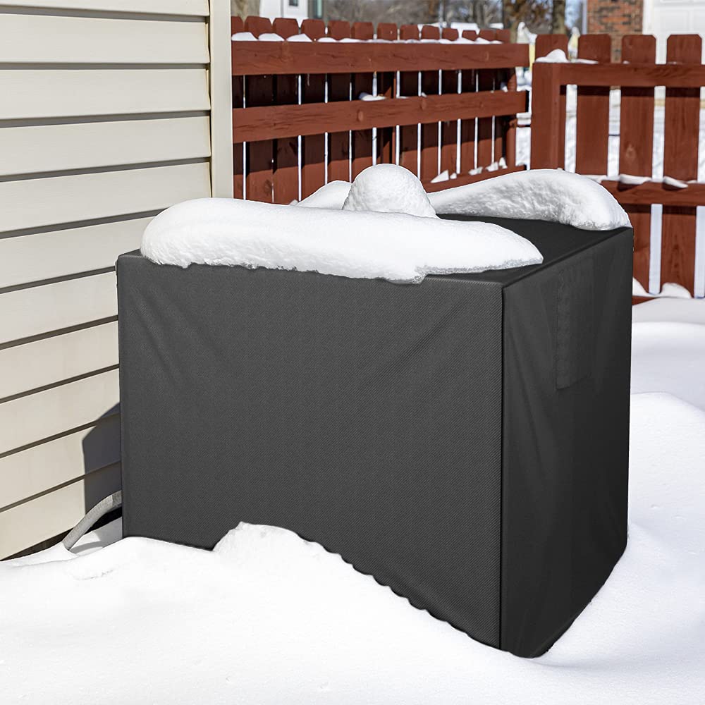 BEWAVE Air Conditioner Cover for Outside Units, Waterproof Durable Duty Outdoor Square Air Condition Covers Fits up to 24x24x30 inches