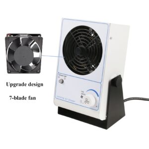 YUCHENGTECH Upgrade Ionizing Air Blower Anti Static Fan Anti Static Ionizer Static Eliminator (110V)