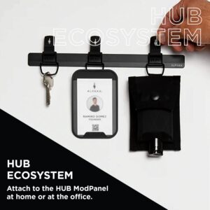 ALPAKA HUB Keychain | Quick Release Magnetic System | Secure and Functional Clip