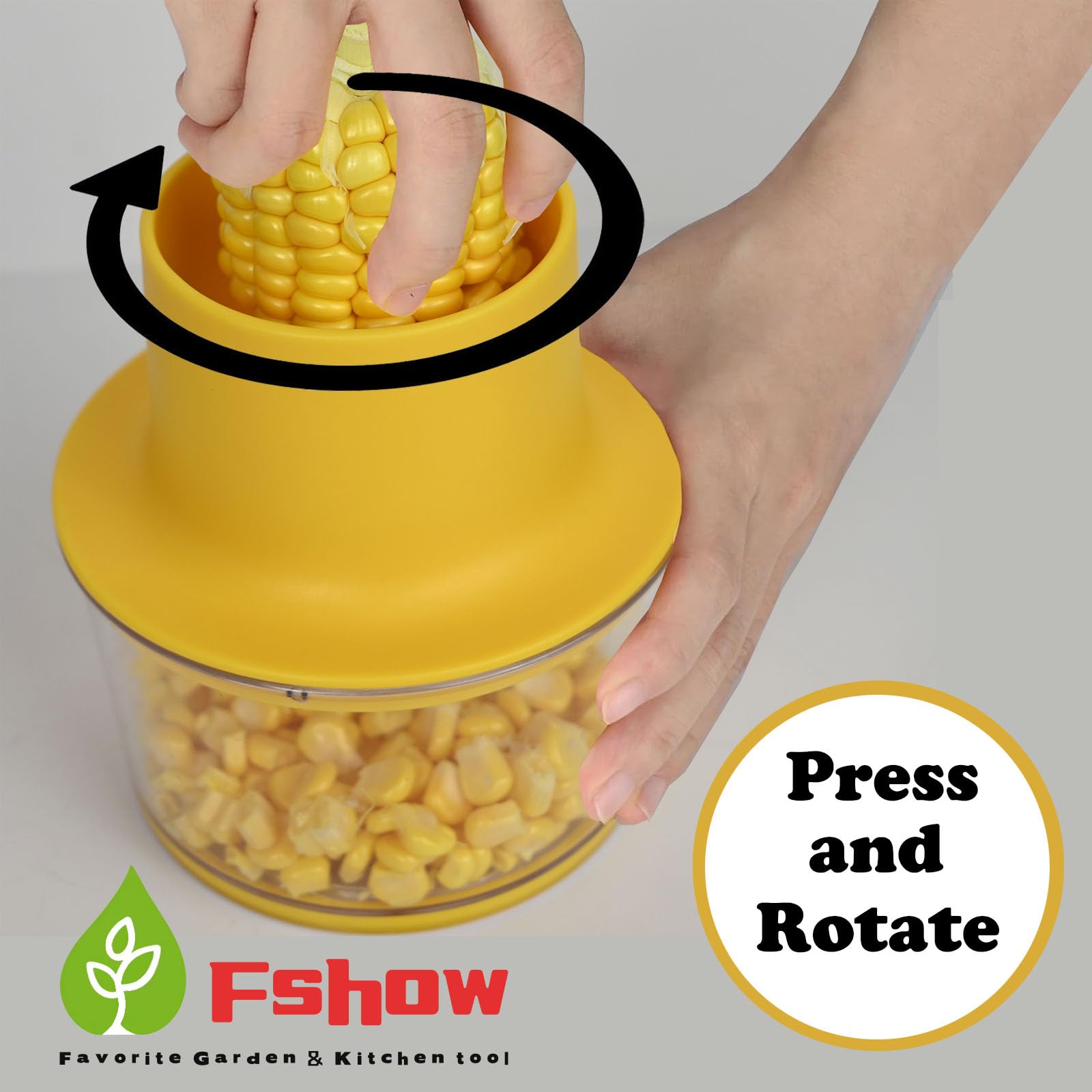 Fshow Corn Stripper, Corn Peeler,Quickly Remove Kernels From Corn