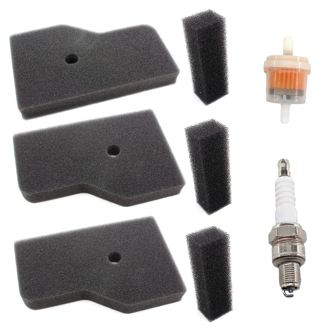 USPEEDA Air Filter Spark Plug for Ryobi Generator RYI2000 RYI2200 Tune Up Kit