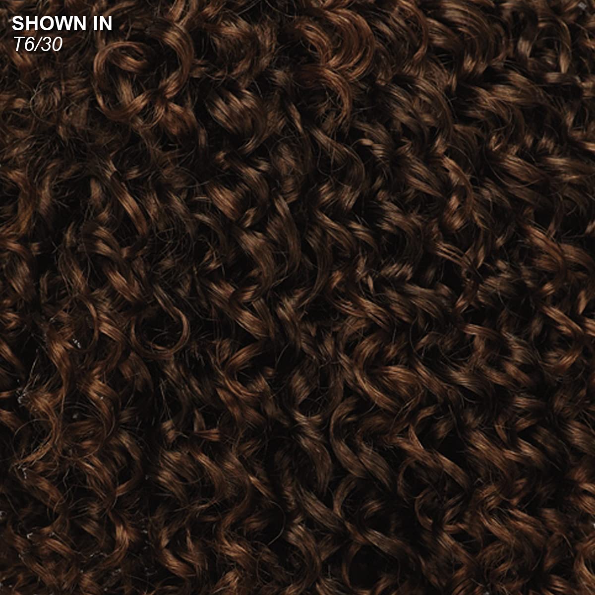 Especially Yours Curly Headband Wig Shoulder-Length Layers of Natural Spiral Curls with Full, Bouncy Volume, Comfy Stretch Band/Runway Shades of Black and Brown