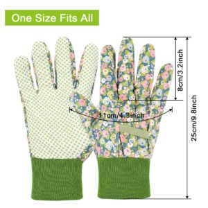 Ainiv Gardening Gloves for Women/Ladies, Non-Slip Grip Garden Work Gloves, Comfortable Thorn Proof Garden Gloves