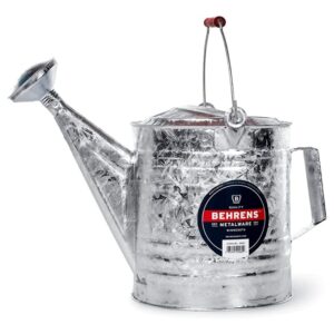 2.5 gallon hot dipped steel watering can by behrens