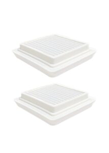 kvjicdo a226002030 air filter for echo hca-2620 srm2620 srm3020 pe-2620 c262 c302 shindaiwa eb262 ah262 t302x lawn mower（2 pack）