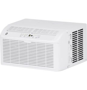 ge 6,200 btu ultra quiet window air conditioner for small rooms and bedrooms, control using remote, 6k window ac unit, easy install with included kit, white