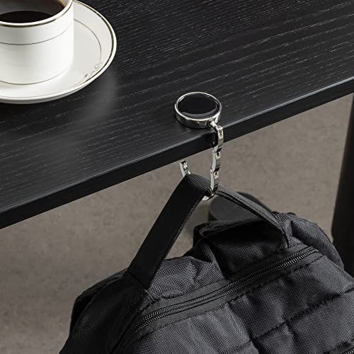 kwmobile Purse Hanger for Table (Set of 2) - Purse Hook for Table - Folding Handbag Hanger - Portable Table Bag Holder