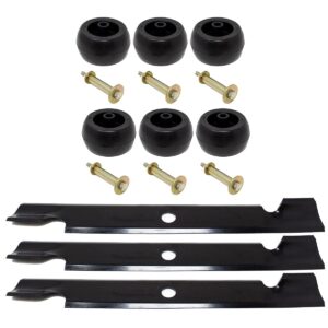 epr blade deck wheel kit compatible with exmark lazer z 60" deck 116-8196-s 109-9011 116-9981