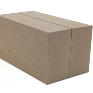 GIRtech Fire Bricks FireBrick High Temperature Insulated Firebricks - 2500F Pack of 2 - Size 9" x 4.5" x 2.5" - Fireclay, Chamotte Firebricks for Ovens, Forges, Kilns, Fireplaces, Wood Stoves