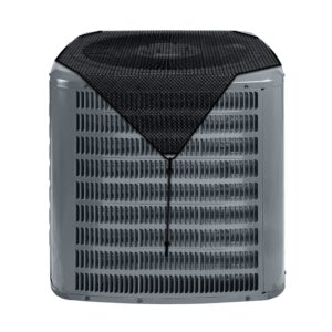 e&k 32"x32" outdoor ac unit cover air conditioner compressor mesh top cover for outside with bungee cords protect from leaf dust and debris