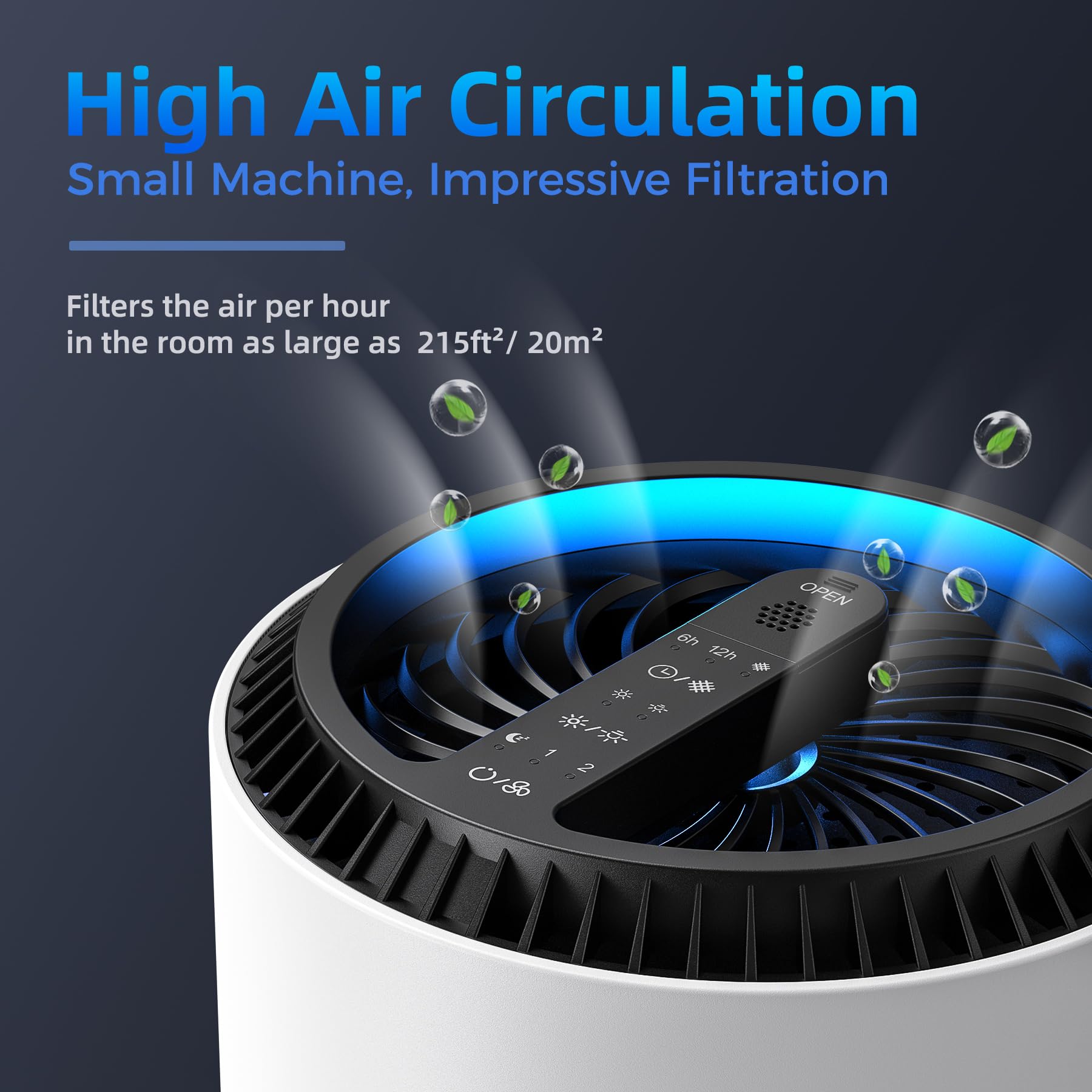 AROEVE Air Purifier with Two Filter(One Basic Version & One Standard Version)