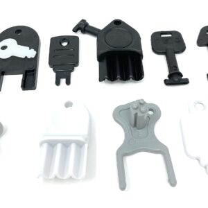 METAL MAGERY Master Dispenser Key Ring Set - 27 Most Popular Paper Towel and Toilet Paper Keys