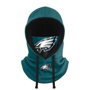 foco philadelphia eagles nfl drawstring hooded gaiter