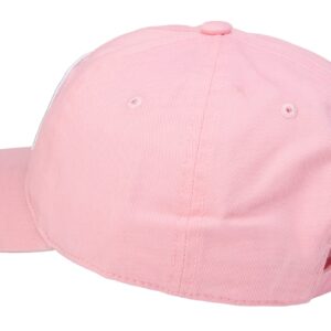 Jeep Premium Chino Twill Unstructured Embroidered Patch Hat for Women | Cap for Girls Pink