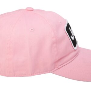 Jeep Premium Chino Twill Unstructured Embroidered Patch Hat for Women | Cap for Girls Pink